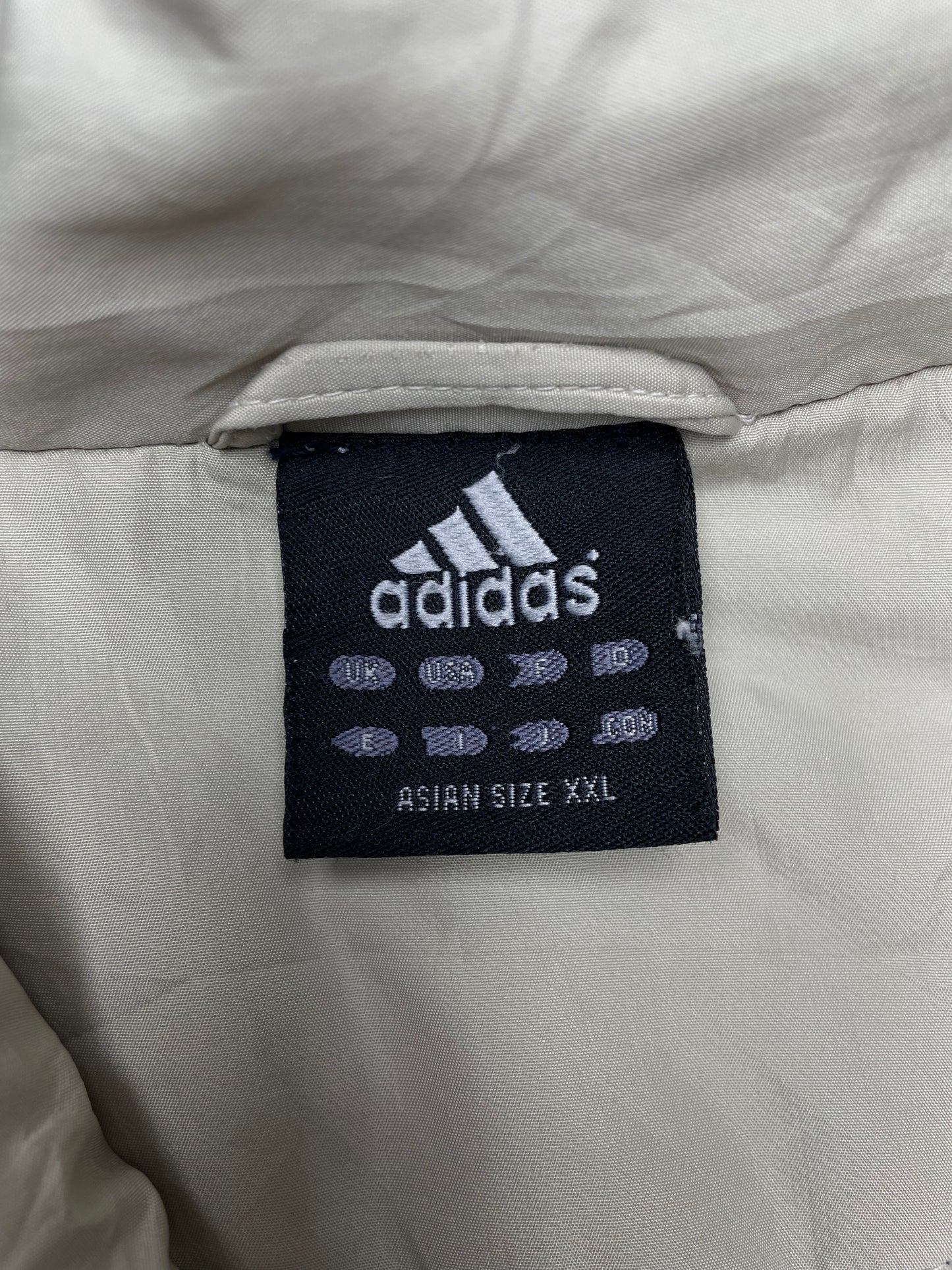 Adidas rare vintage Trackjacket Jacke blau beige XL