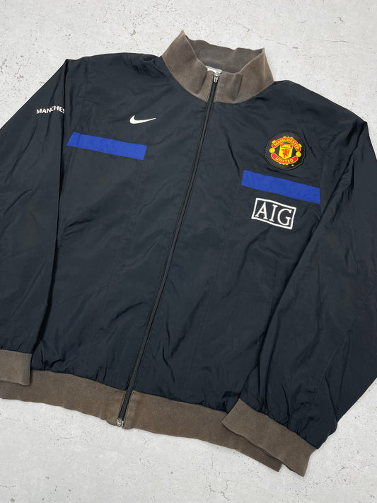 Nike x Manchester United Vintage Trackjacket Zipper Jacke schwarz L