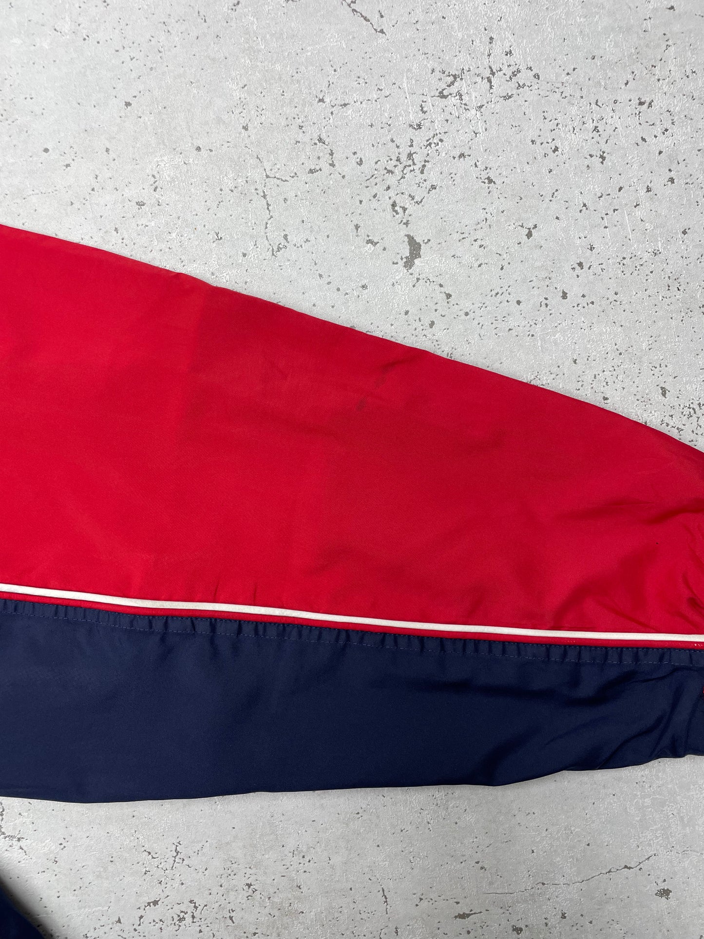 Adidas vintage Trackjacket Windbreaker Jacke blau rot L