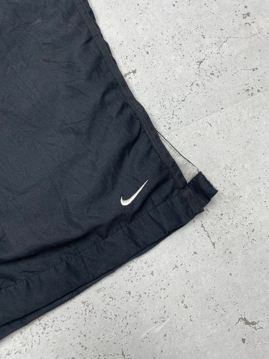 Nike vintage Jogginghose Trackpants Baggy Fit stacked schwarz L