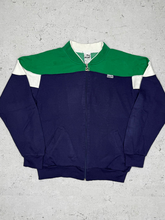 Puma Vintage 90er Zipper Sweatshirt M - MonkeysVintage