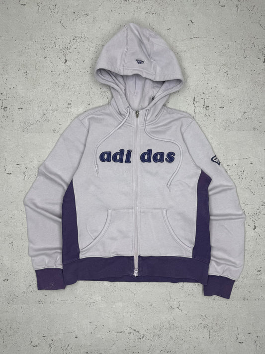 Adidas embroidered Vintage Zipper lila L - MonkeysVintage