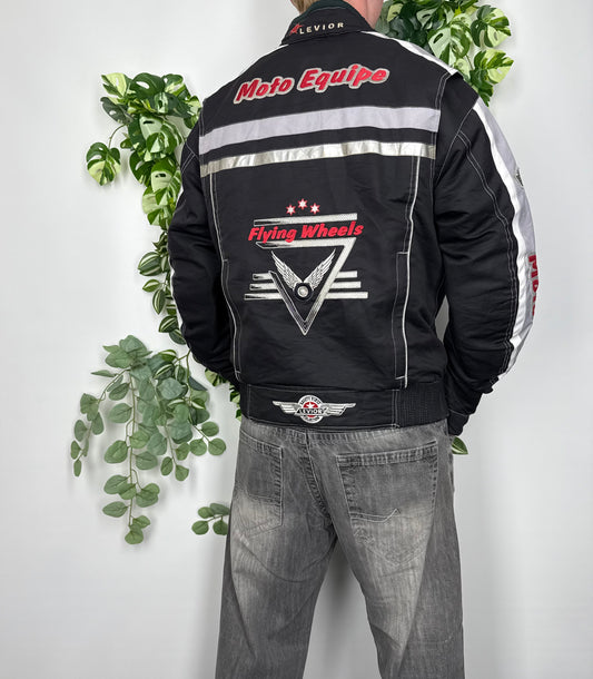 Levior Racing Jacke Motorbike schwarz L - MonkeysVintage