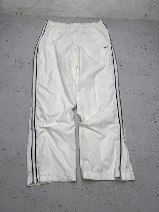 Nike Vintage Trackpants in Weiß, Größe XL, Vorderansicht