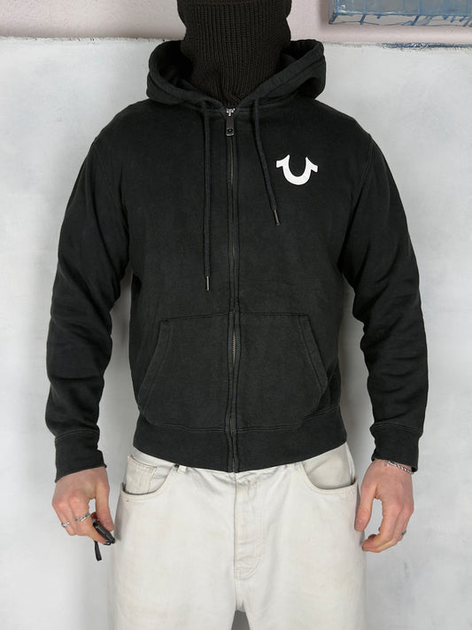 True Religion Zipper Kapuzenjacke schwarz M