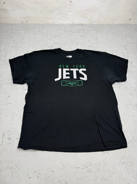 New York Jets Vintage Shirt in Schwarz, Vorderseite
