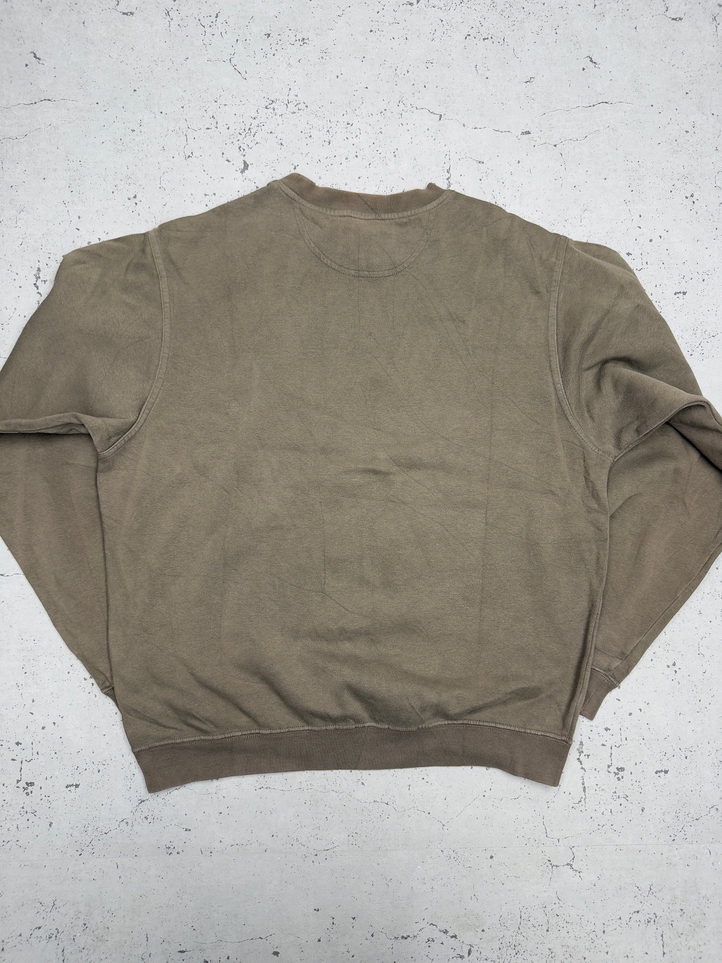 Nike Vintage Sweatshirt Khaki – Rückenansicht flach