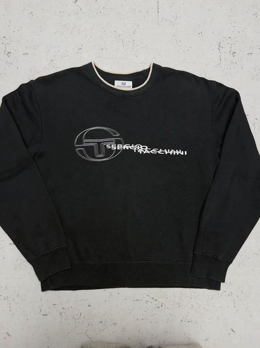 Sergio Tacchini Sweatshirt Schwarz Vorderseite