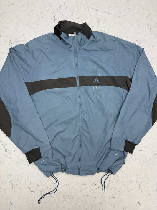 Adidas Trainingsjacke Blaugrau Vorderseite