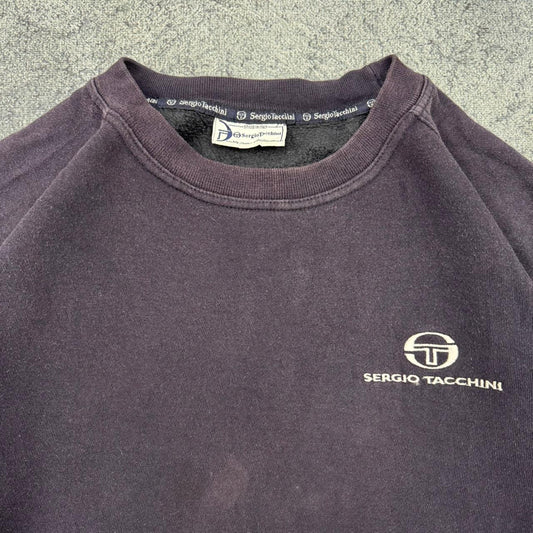 Sergio Tacchini vintage Sweatshirt Crewneck blau S