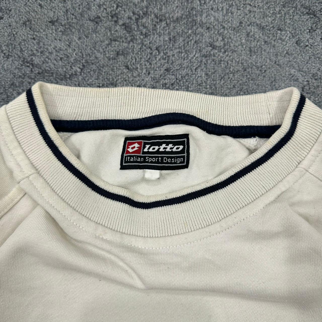 Lotto vintage Sweatshirt Crewneck weiß L