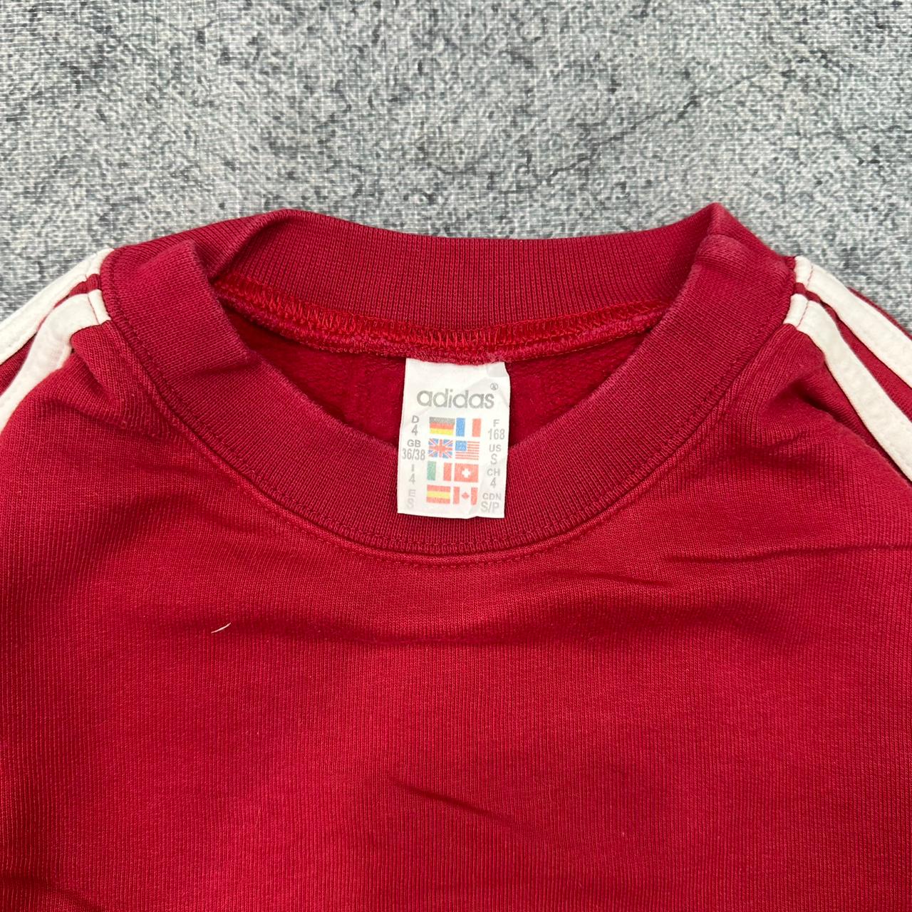 Adidas Originals vintage Sweatshirt Crewneck rot S