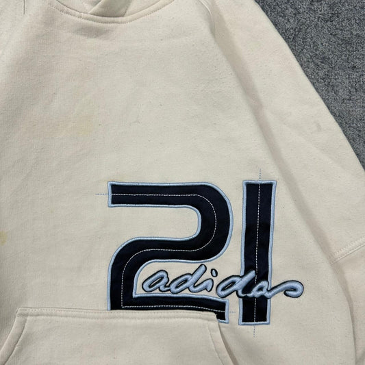 Adidas vintage 21 Hoodie Pullover weiß XS