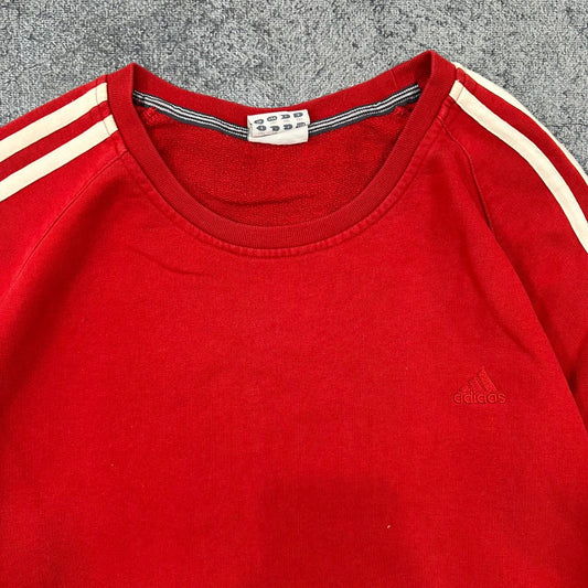 Adidas vintage Sweatshirt Crewneck rot XXL