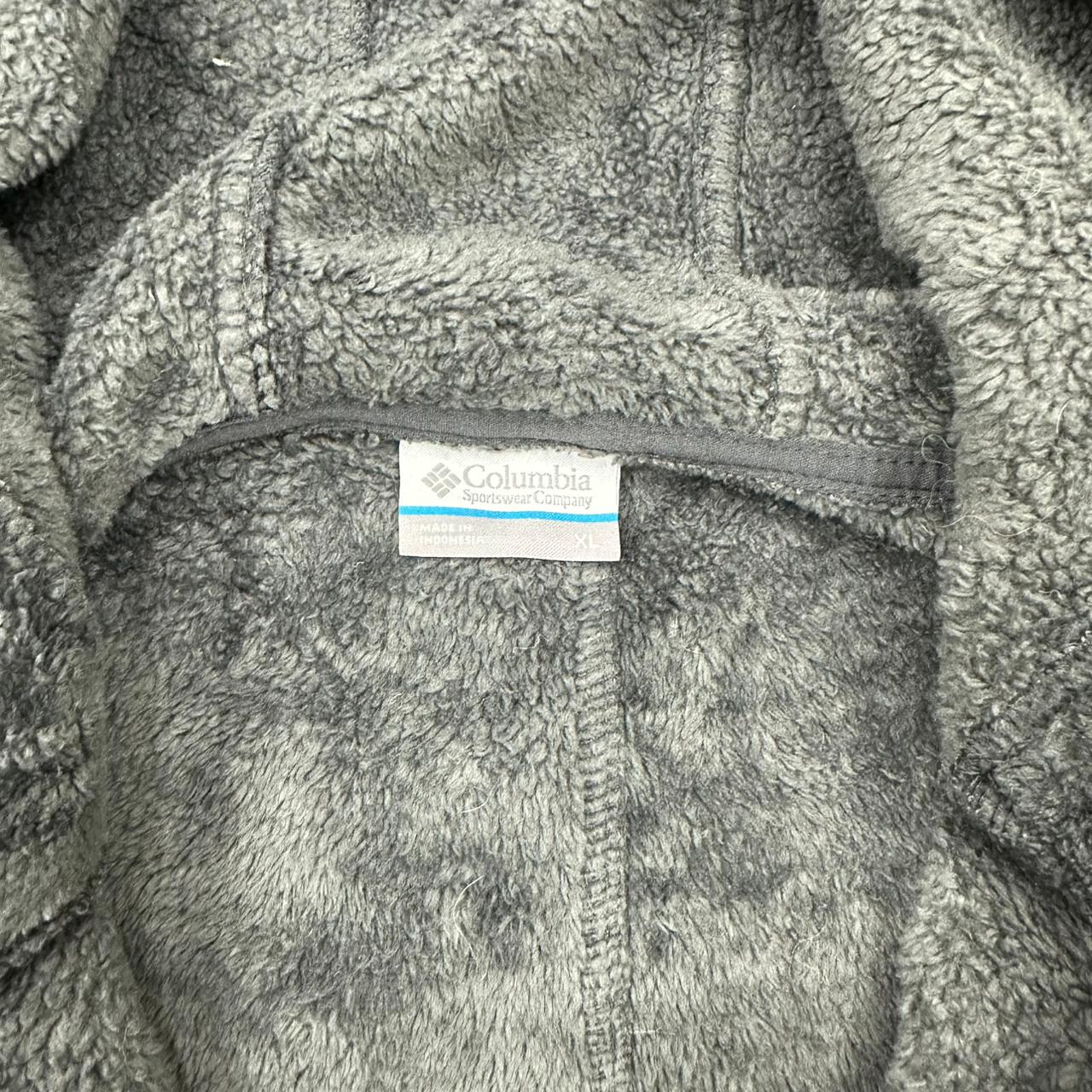 Columbia Fleece Jacke Zip Sweatshirt grau XL