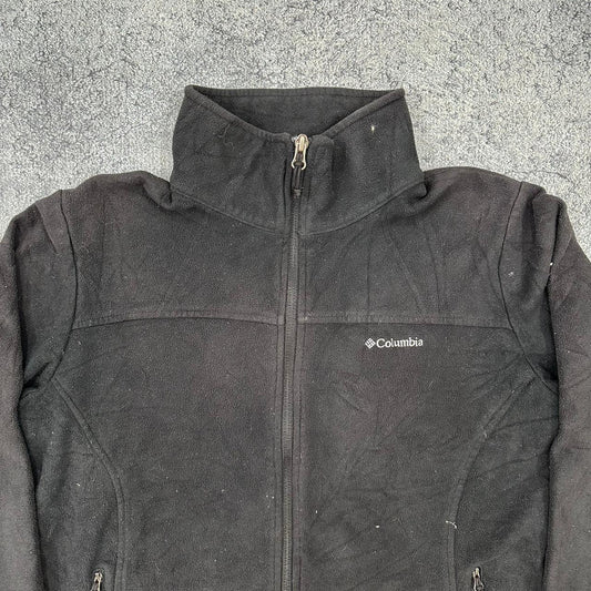Columbia Fleece Zipper Jacke schwarz M
