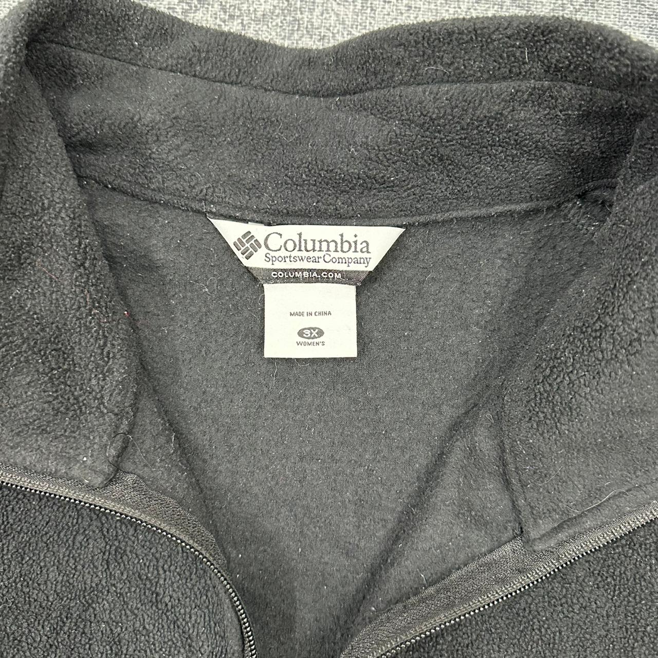 Columbia Fleece Jacke Zipper schwarz L