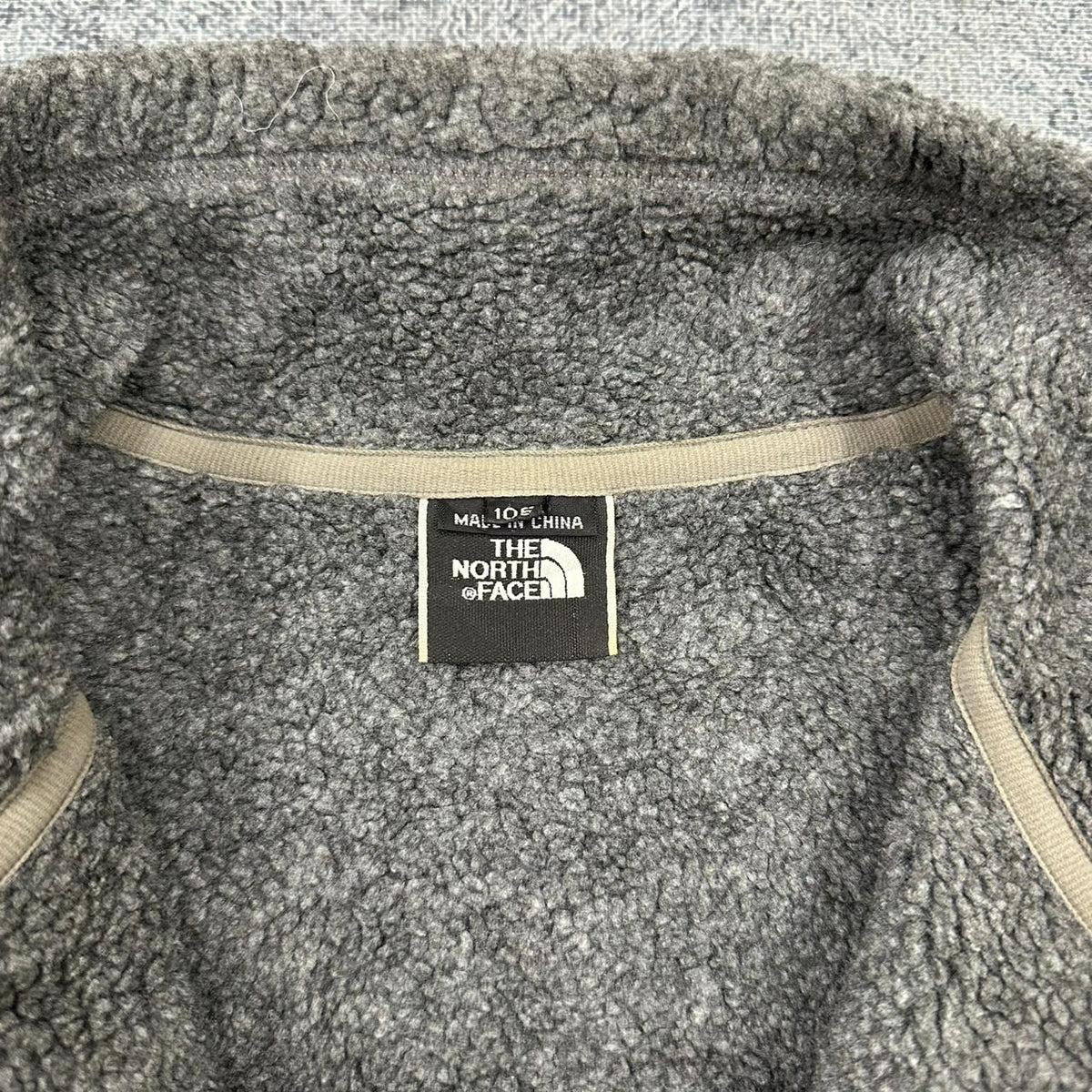 The North Face Fleecejacke – Vintage Zipper Schwarz – Herren L