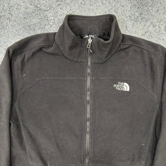The North Face Fleece Jacke Zipper schwarz XL
