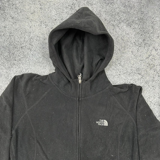 The North Face Fleece Jacke Zipper schwarz L