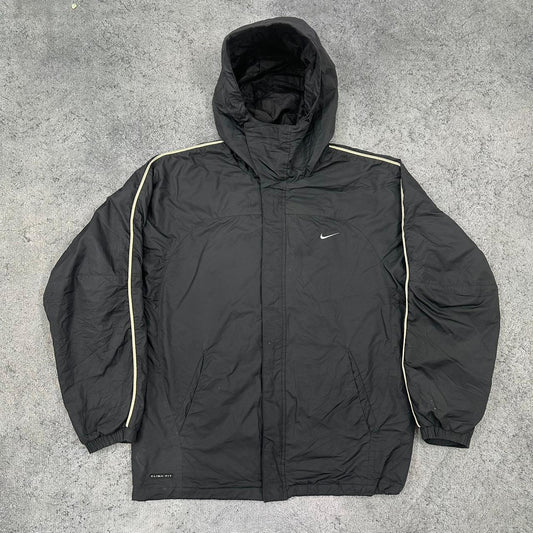 Nike vintage Jacke gefütterte Jacke schwarz L