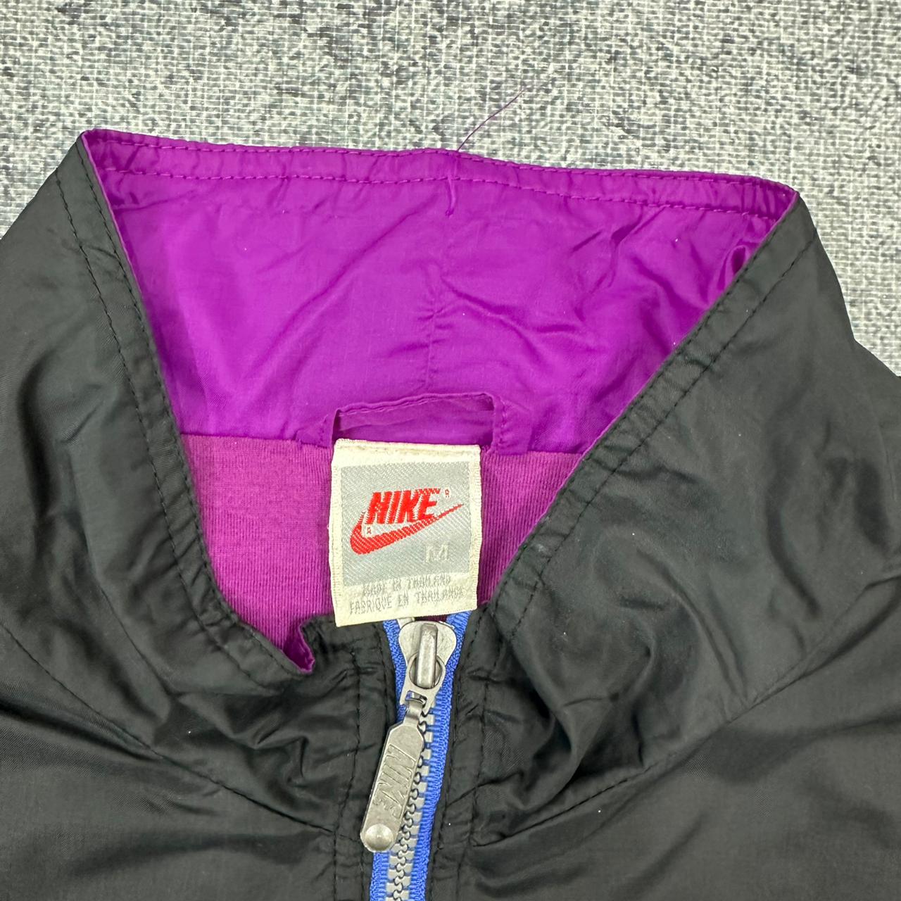 Nike vintage 80s crazy Windbreaker Trackjacket lila M