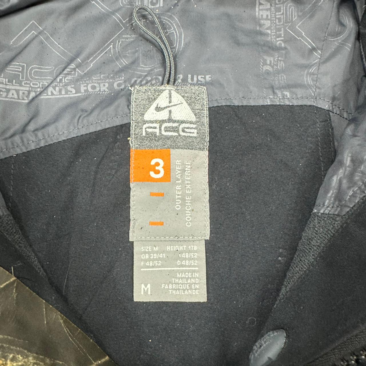 Nike ACG Gore-Tex vintage Jacke allwetter outdoor Jacket schwarz M