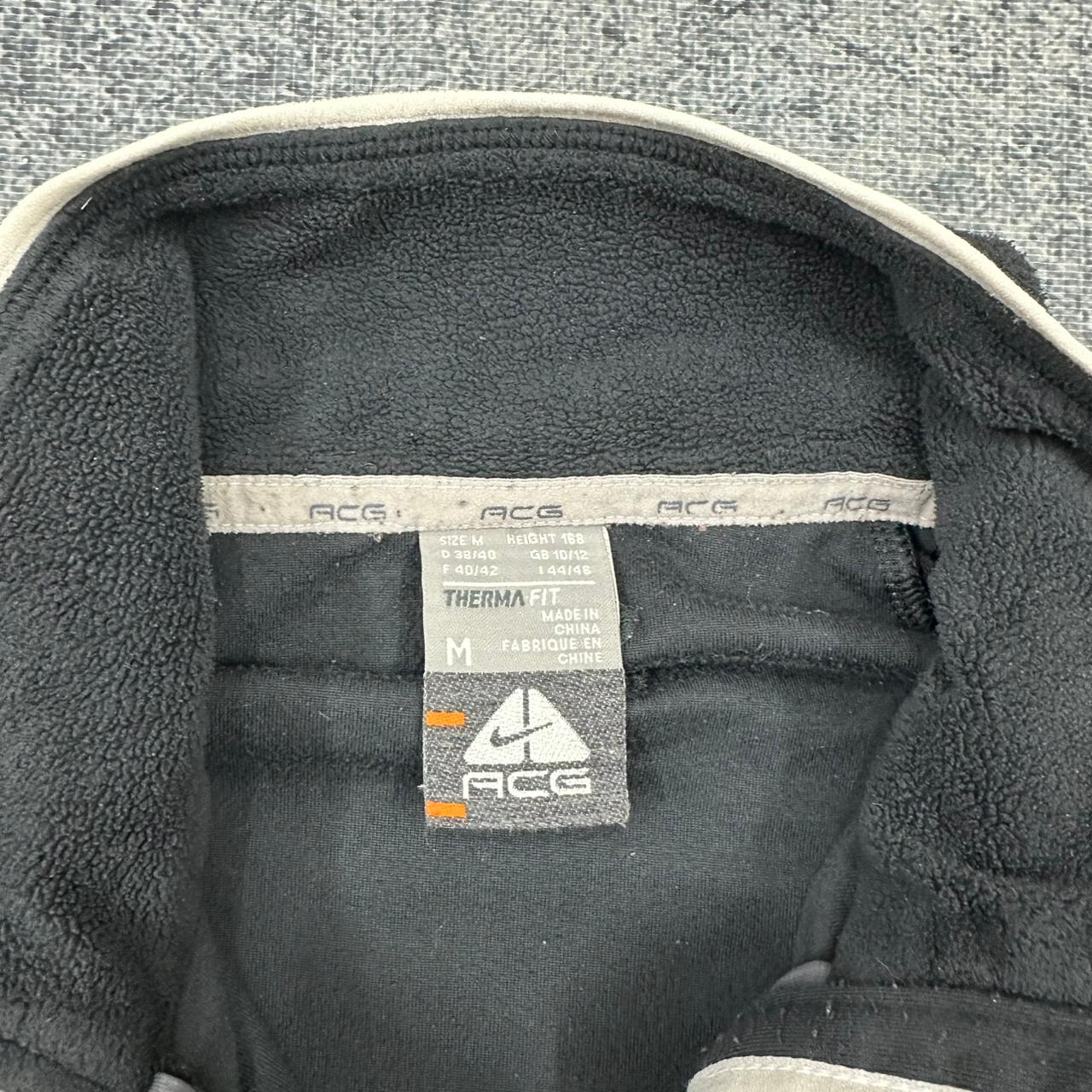 Nike ACG vintage Fleece Jacke Zipper grau M