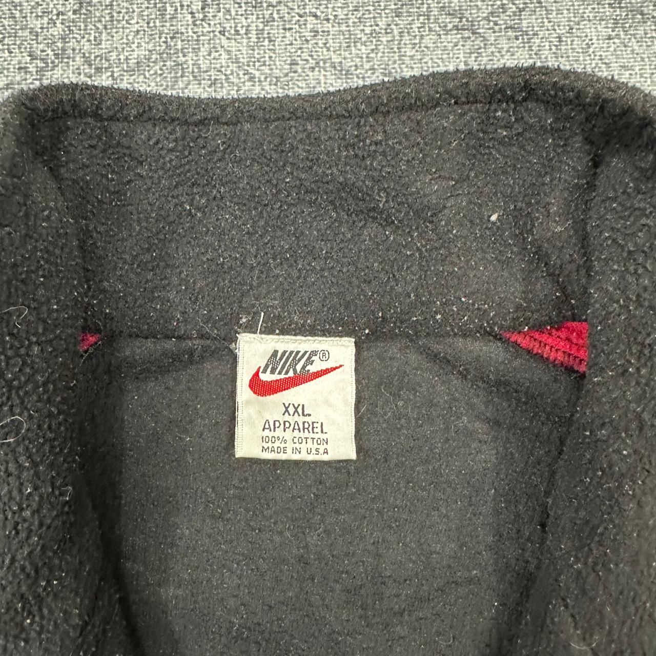 Nike vintage Fleece Jacke Zipper schwarz L