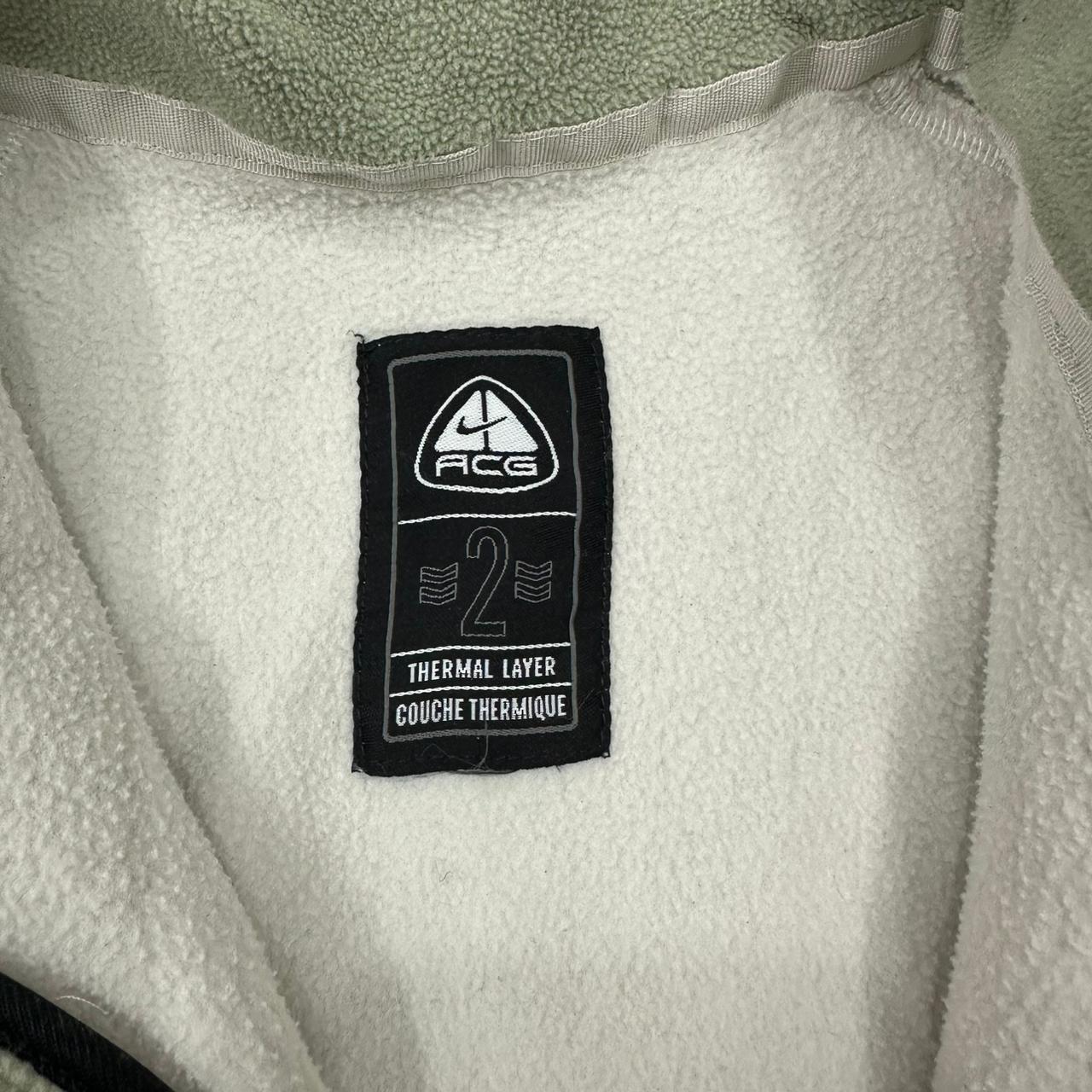 Nike ACG Fleece Weste Jacke Zipper weiß M