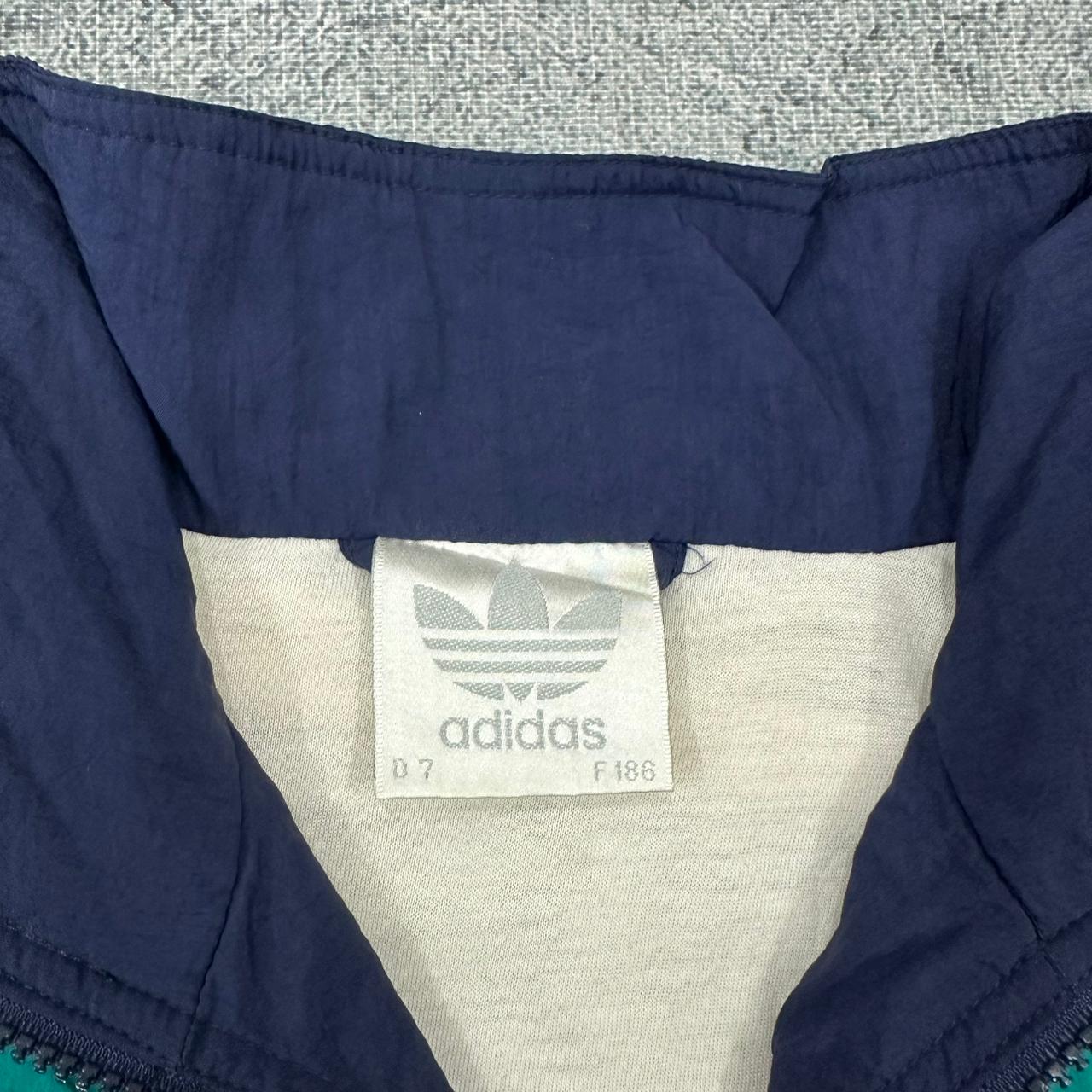 Adidas vintage Trackjacket Windbreaker Jacke blau L