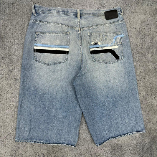 Ecko Unltd. vintage Jorts baggy Fit Denim Shorts Jeans kurze Hose W38 XL