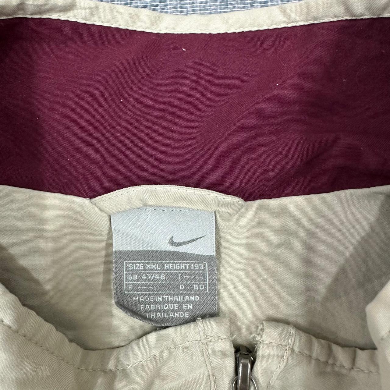 Nike vintage Trackjacket Windbreaker Jacke Y2K streetwear beige XXL