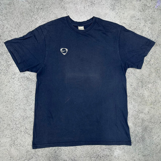 Nike vintage T-Shirt Tee Shirt oversized streetwear soccer blau L