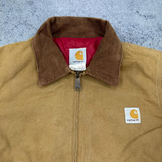 Carhartt vintage Workwear Jacke heavy Jacket Detroit Harrington braun XS