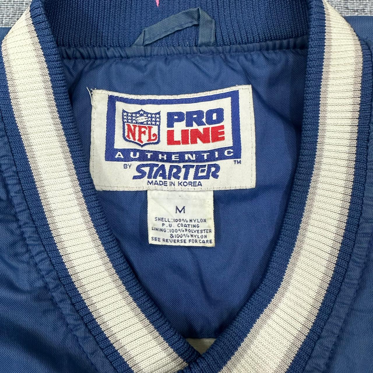 NFL Dallas Cowboys 90s vintage Sweatshirt Windbreaker Varsity big logo blau M