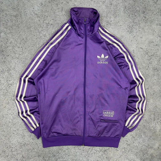 Adidas Chile 62 vintage 90s Zipper Trainingsjacke Trackjacket Jacke lila S