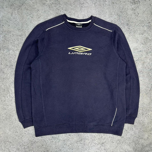 Umbro vintage Sweatshirt Sweater Crewneck streetwear blau XL
