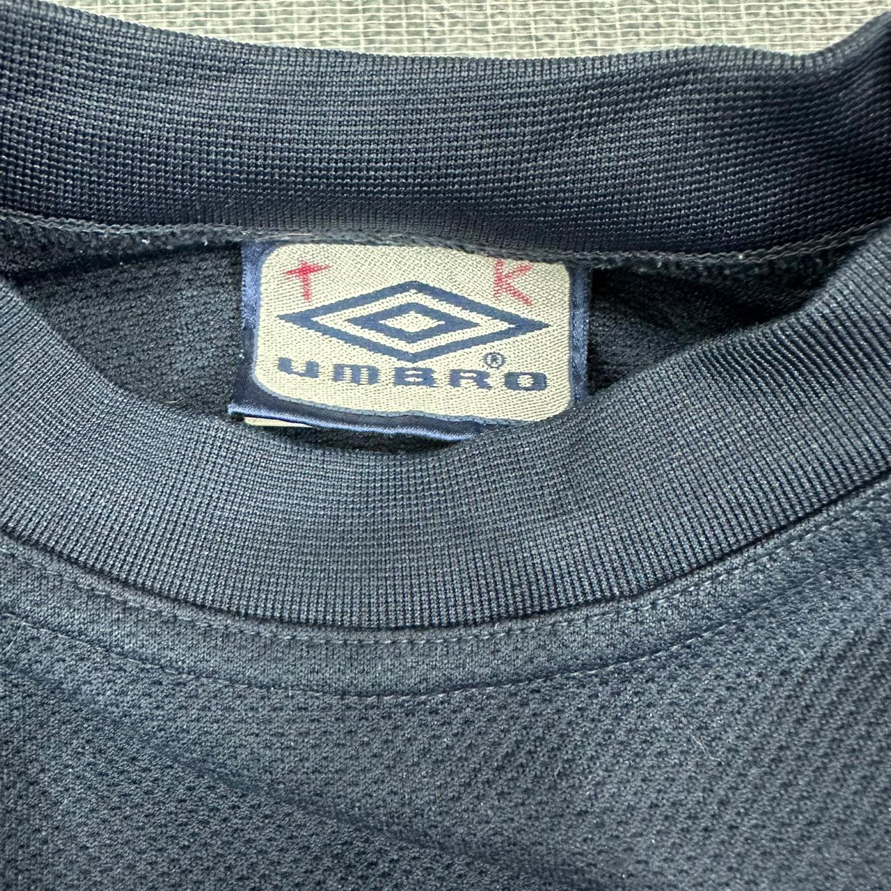 Umbro vintage big Logo Sweatshirt Crewneck Y2K Sweater blau XS