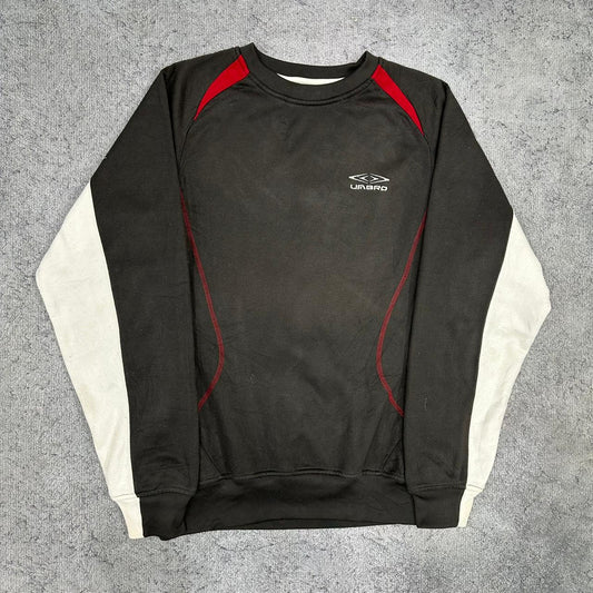 Umbro vintage Sweatshirt Sweater Crewneck schwarz M