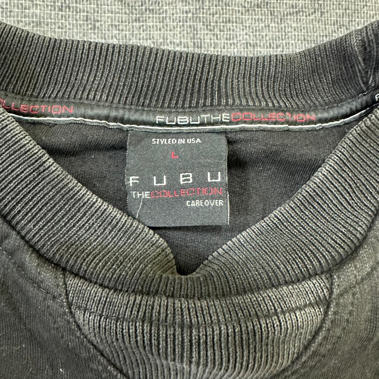 FUBU vintage 90s Sweatshirt oversized Fit Sweater Crewneck schwarz L