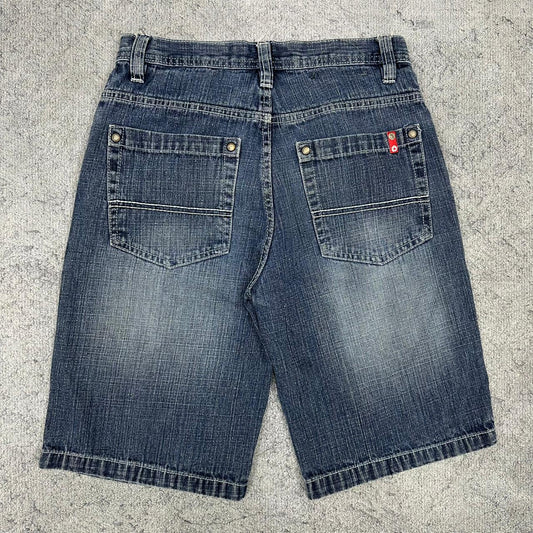 Southpole vintage Jorts Shorts Jeans Denim kurze Hose Y2K W28 XS