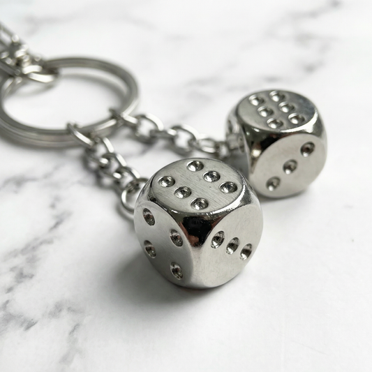 "Lucky Dice" Streetwear silber Würfel Anhänger Charm Y2K