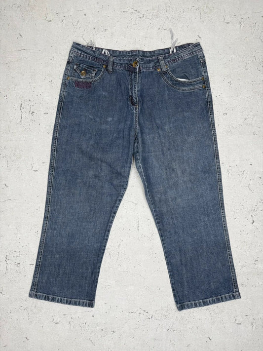 M&S Vintage Baggy Y2K Low Waist Jeans M - MonkeysVintage