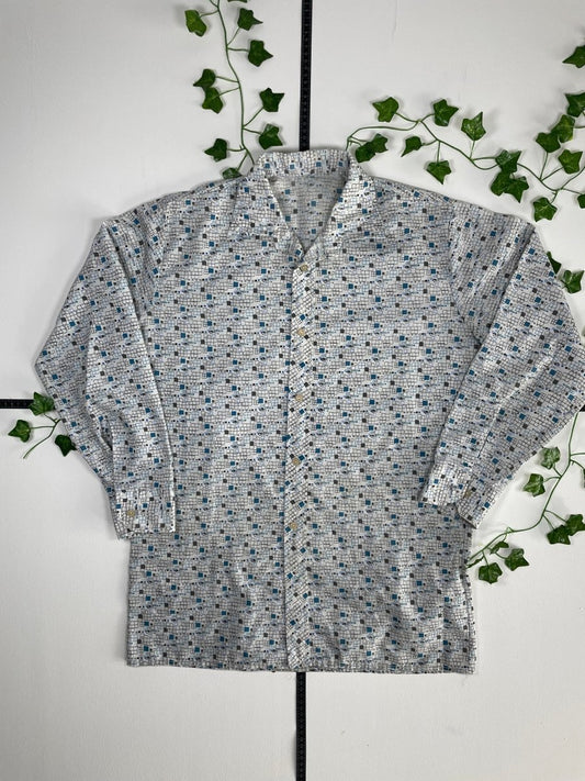 Vintage langarm Hemd M - MonkeysVintage