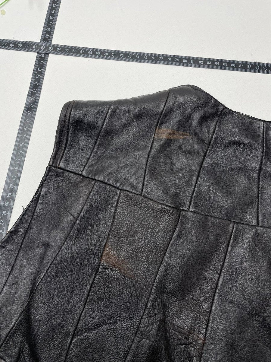 Vintage Y2K Lederweste L - MonkeysVintage