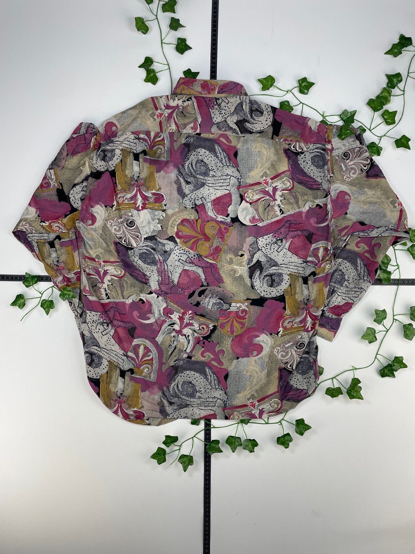 Vintage langarm Hemd M - MonkeysVintage