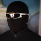 Silber Sport-Sonnenbrille • Futuristic Y2K Vibe