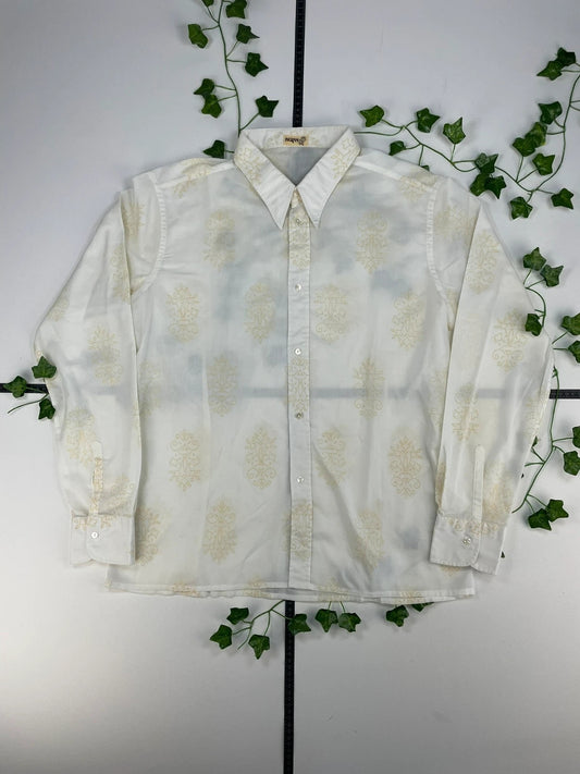 Ingram Vintage langarm Hemd M - MonkeysVintage