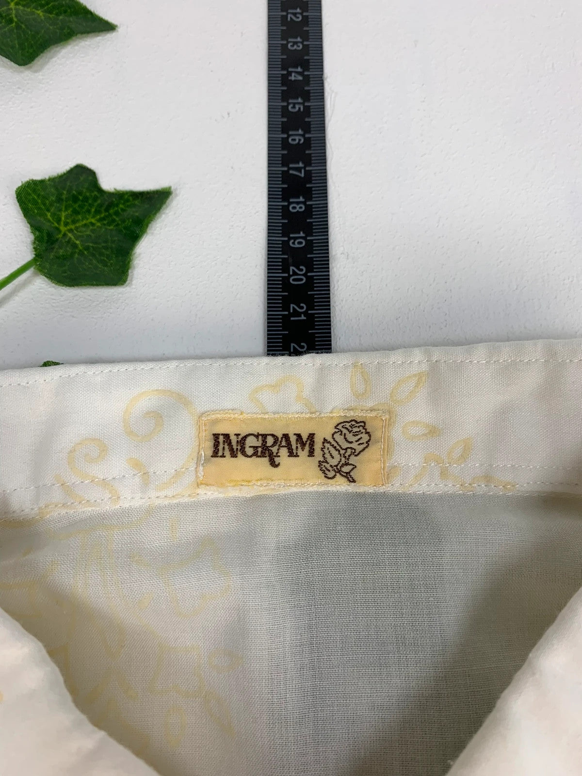 Ingram Vintage langarm Hemd M - MonkeysVintage